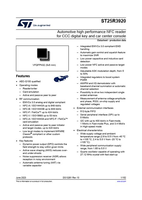 automotive nfc reader|Automotive high performance NFC reader for CCC digital key and .